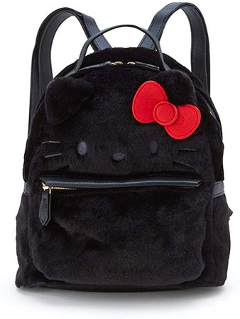 Amazon.com: YOURNELO Women's Girl's Cute Hello Kitty PU Leather School Backpack Bookbag (New Kitty Black)