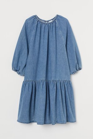 Denim dress - Denim blue - Ladies | H&M SG
