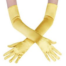 long yellow gloves - Google Search