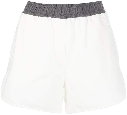 two-tone short shorts