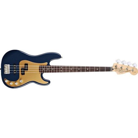 Fender Deluxe Active P Bass Special RW Electric Bass Guitar - Navy Blue Metallic | Feesheh