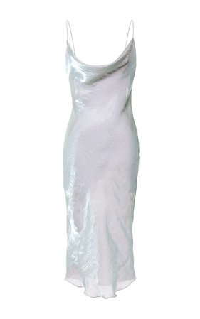 Moda Operandi Iridescent Satin Cowl Slip Dress - Google Search