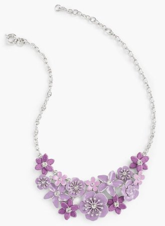 lavender flower necklace