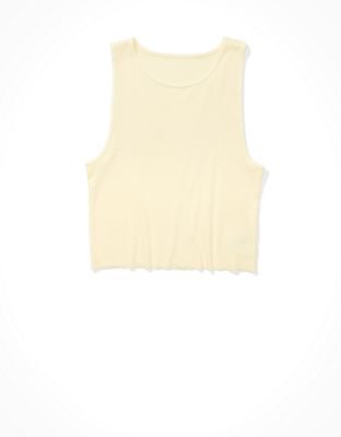 AE Cropped High Neck Tank Top