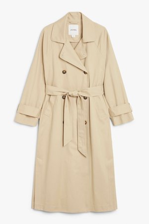 Classic trench coat - Beige - Coats - Monki WW