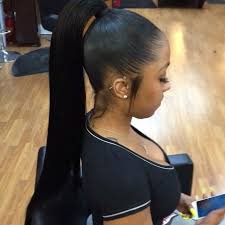 long weave ponytail - Google Search