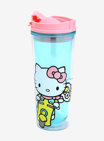 Hello Kitty Let's Go Acrylic Travel Mug