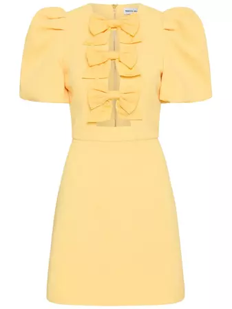 Rebecca Vallance Chloe bow-detail Minidress - Farfetch