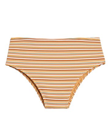 Carolyn Striped Bikini Bottom