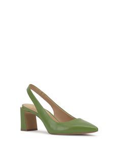 Vince Camuto green slingback heels