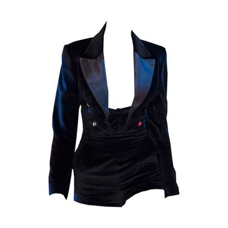 Black Velvet Dress/Suit