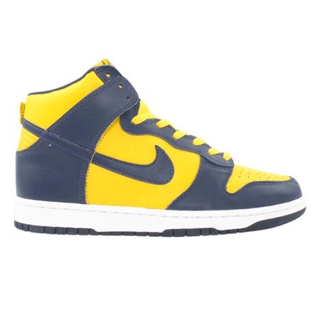 Grailed sur Instagram : Nike Dunk High LE “Michigan” (1998). What’s your favorite vintage Nike Dunk? // Link in stories #foundongrailed #grailed