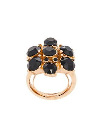 Oscar de la Renta gemstone floral ring, $205