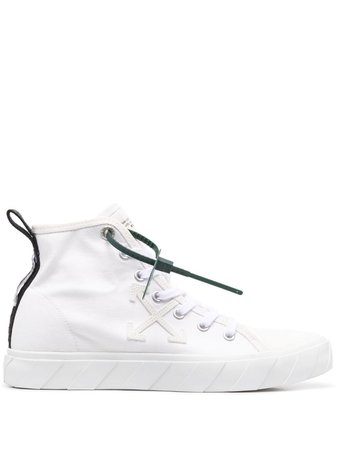 Off-White Vulcanized mid-top Sneakers - Farfetch