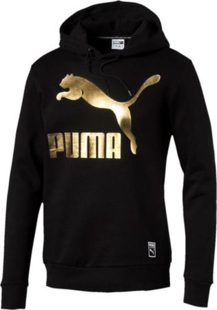 Puma Gold and Black Hoodie