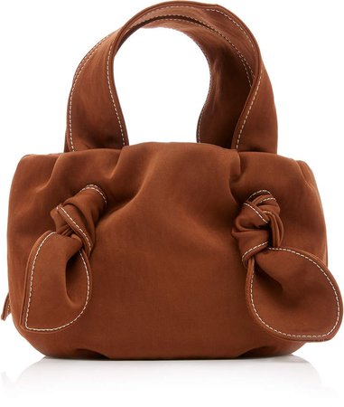 Ronnie Knotted Satin Tote