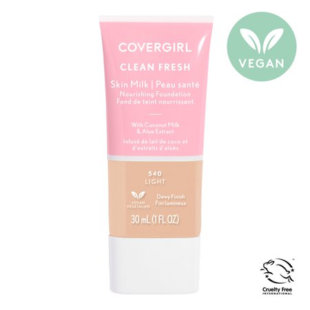 COVERGIRL Clean Fresh Skin Milk, Dewy Finish, Light, 1 oz - Walmart.com - Walmart.com