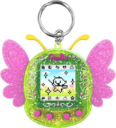 Amazon.com: Giga Pets Pixie Virtual Pet Electronic Toy (Green), Upgraded Nostalgic 90s Toy, 8 Different Pixie Evolutions, Collect Elements, Cast Spells, Craft Potions, for Kids of All Ages : Toys & Games