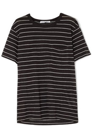 alexanderwang.t | Striped slub jersey T-shirt | NET-A-PORTER.COM