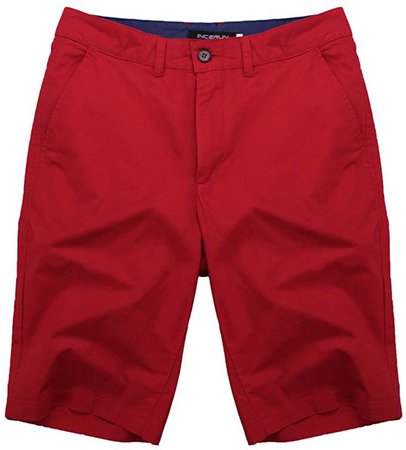 Summer Shorts Men Cotton Knee Length Chinos Shorts Vintage Casual Men Shorts Bermuda Masculina Big Large Size at Amazon Men’s Clothing store