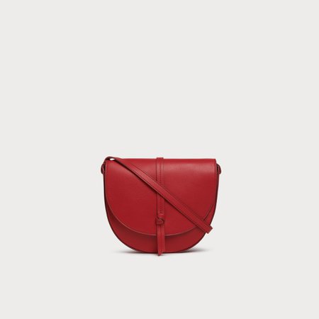 Bluebell Red Leather Crossbody Bag | Handbags | L.K.Bennett