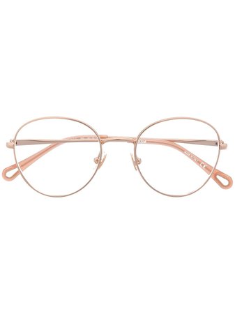 Chloé Eyewear Round Frame Glasses - Farfetch