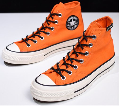 Orange Converse