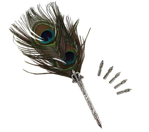 ﻿​﻿﻿​​peacock feather pen - Google Search