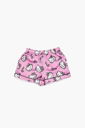 pink hello kitty pajama shorts