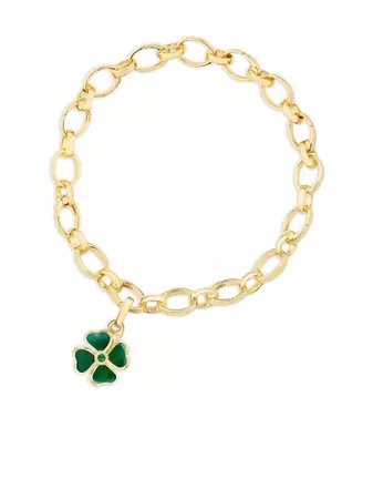 Fabergé 18kt Yellow Gold Heritage Clover Charm - Farfetch