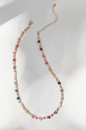 Star Beaded Necklace | Urban Outfitters