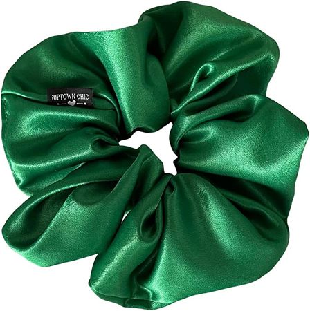 Amazon.com : Iuptown Chic Jumbo Oversized XL Satin Scrunchies for Women Girls, Frizz Prevention, Sleep Hair Holder Scrunchy, Large Elastic Ties Band for Ponytail Bun, Satin Hair Ties for Breakage Prevention (Green) : Beauty & Personal Care