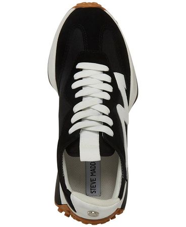 Steve Madden Women's Campo Retro Lace-Up Jogger Sneakers - Macy's