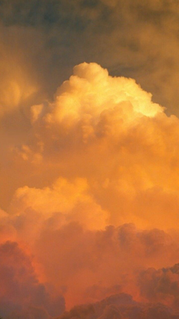 yellow orange sky clouds background