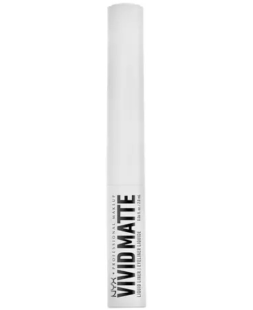 NYX Professional Makeup Vivid Matte Liquid Liner - White
