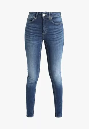 ONLY ONLHUSH MID - Jeans Skinny Fit - dark blue denim - Zalando.co.uk