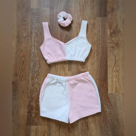 Choose your colour coord loungewear set SPLIT pastel Pink | Etsy