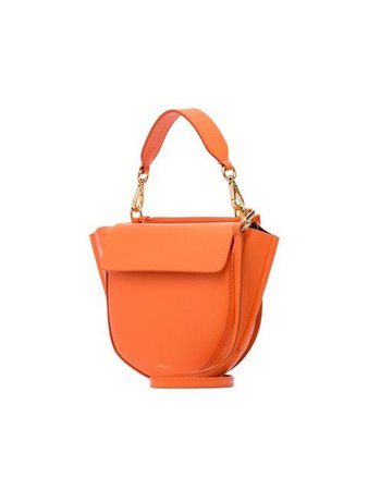 Wandler Orange Hortensia Mini leather shoulder bag $677 - Buy AW18 Online - Fast Global Delivery, Price