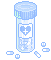 [Blue] Pill Bottle by King-Lulu-Deer on DeviantArt