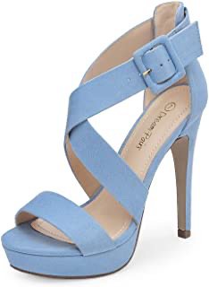 Baby blue heel
