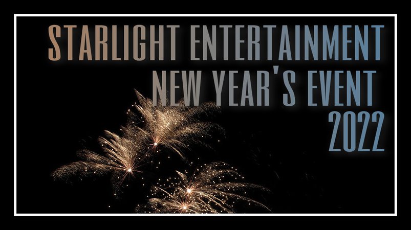 starlight entertainment new year's event 2022 logo
