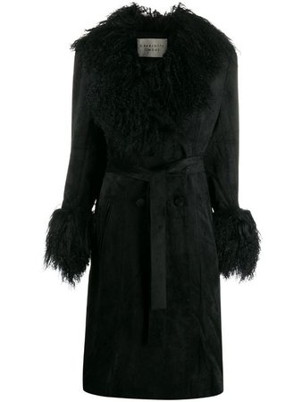 Charlotte Simone black penny coat