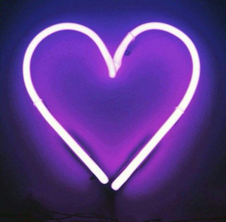 Purple Aesthetic Heart