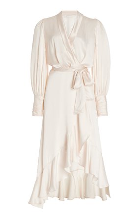 Range Silk Midi Wrap Dress By Zimmermann | Moda Operandi