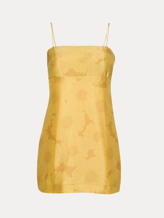 The Christy Silk Mini Dress | Sunflower Mini Dress | Réalisation Par