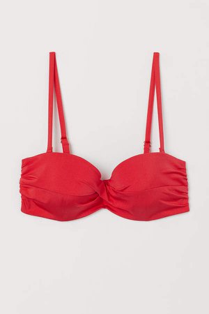 Balconette Bikini Top - Red