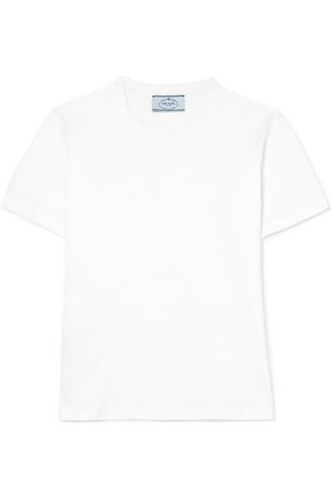 Prada | Set of three cotton-jersey T-shirts | NET-A-PORTER.COM