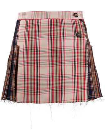 Vivienne Westwood Tartan Pattern Skirt - Farfetch
