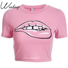 pink lip t shirt - Google Search