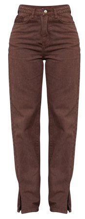 brown PLT jeans